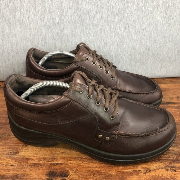 Dansko Wyatt Men's Size 44 / 10.5-11 Brown Leather Slip Resistant Comfort Shoes